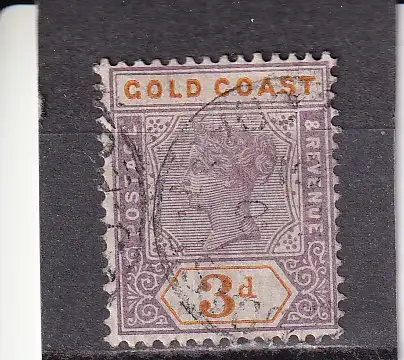Goldküste 1898 Nr 24 Gestempelt (Posten)