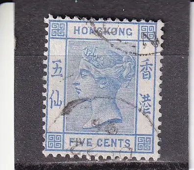 Hongkong 1882 Nr 36 Gestempelt (Posten)