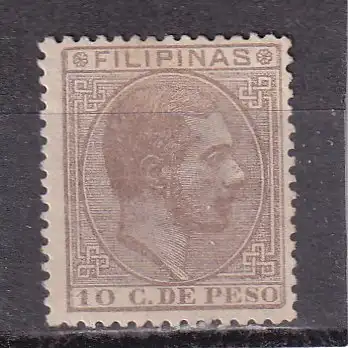 Philippinen 1882 Nr 75 Ohne Gummierung (*)