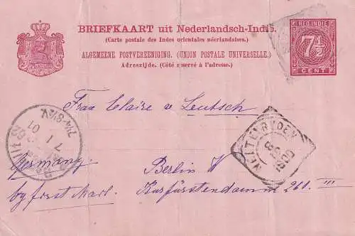 Niederländisch-Indien 1901 Nr PK 14 Brief
