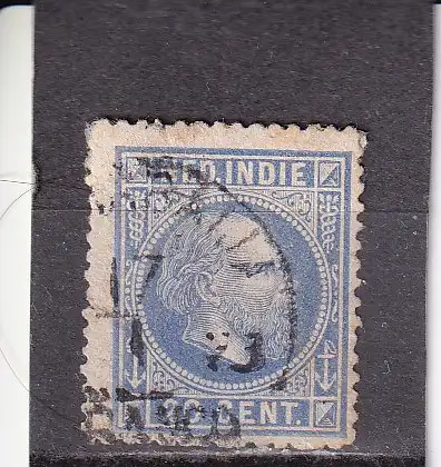 Niederländisch-Indien 1870 Nr 12 Rundstempel (Datum und/oder Ort klar)