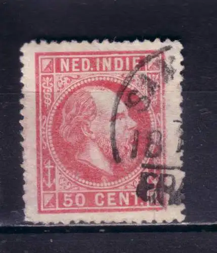 Niederländisch-Indien 1870 Nr 15 Rundstempel (Datum und/oder Ort klar)
