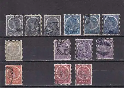 Niederländisch-Indien 1902 Nr 46-52 ex Gestempelt (Posten)