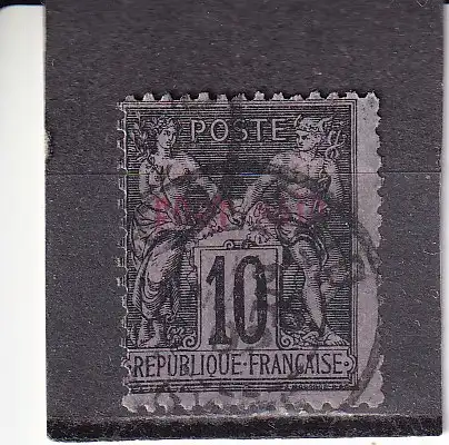 Franz. Post im Ausland 1899 Nr 6 Zentraler Rund / Vollstempel
