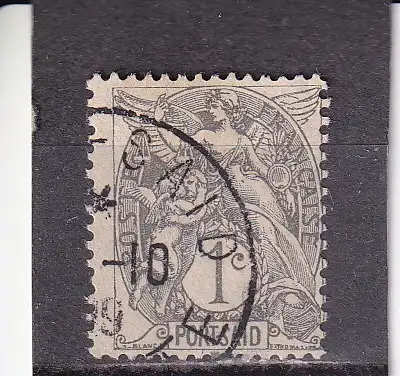 Franz. Post im Ausland 1902 Nr 18 Gestempelt (Posten)