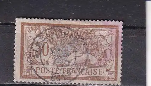 Franz. Post im Ausland 1902 Nr 27 Zentraler Rund / Vollstempel