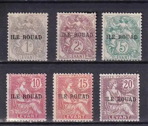 Syrien 1916 Nr 4-10 ex Ohne Gummierung (*)