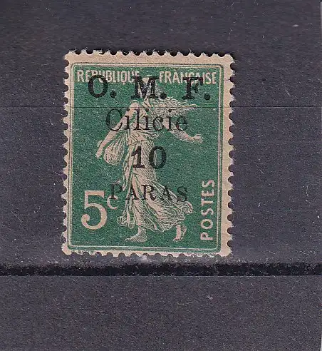 Türkei 1920 Nr 91 Falz / Gummimängel / *