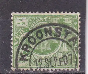 Südafrikan. Staaten Oranjafreistaat 1907 Nr 39 Zentraler Rund / Vollstempel
