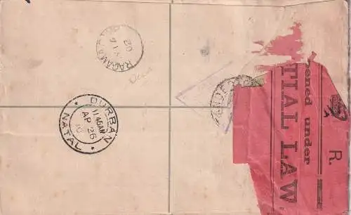 Südafrikan. Staaten Transvaal 1900 Nr 103 Brief