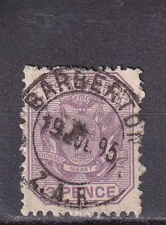 Südafrikan. Staaten Transvaal 1894 Nr 38 Zentraler Rund / Vollstempel