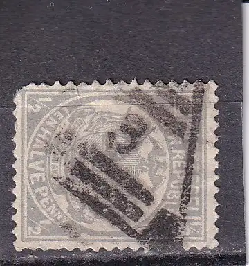 Südafrikan. Staaten Transvaal 1885 Nr 12 Zentraler Rund / Vollstempel