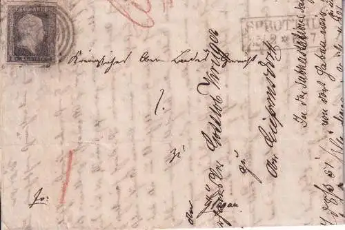 Altdeutschl. Preussen 1851 Nr 2d Brief