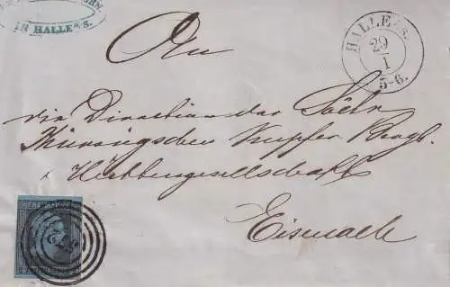 Altdeutschl. Preussen 1858 Nr 3 Brief