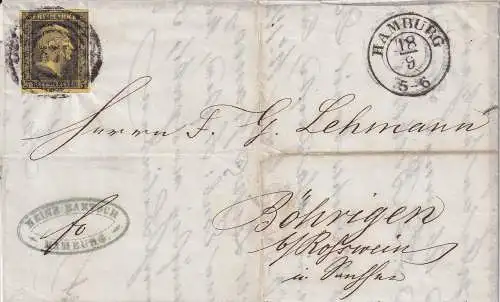 Altdeutschl. Preussen 1856 Nr 4 Brief