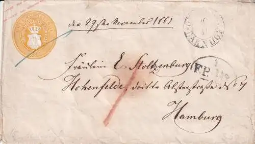 Altd. M.-Schwerin 1861 Nr U7 Brief