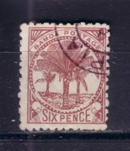 Samoa 1886 Nr 12 Gestempelt (Posten)