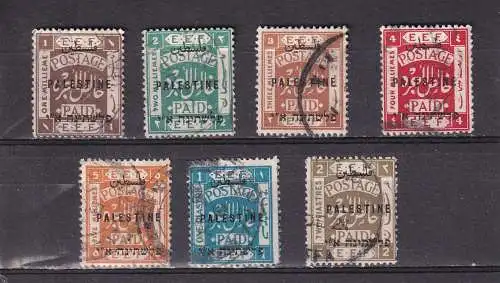 Palästina (Brit. Mandat) 1920 Gestempelt (Posten)