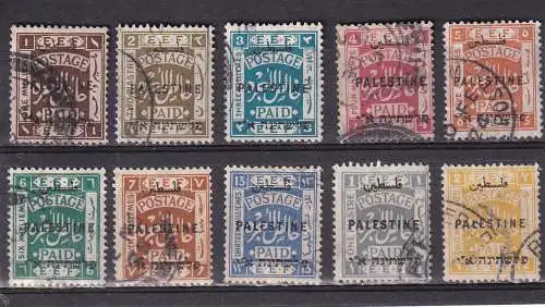 Palästina (Brit. Mandat) 1920 Gestempelt (Posten)