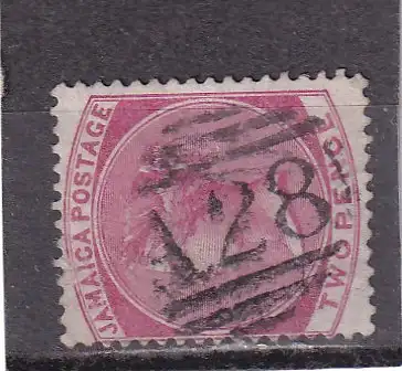 Jamaika 1870 Nr 9 Zentraler Rund / Vollstempel