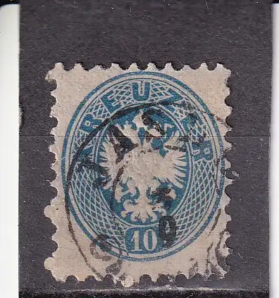 Österreich 1863 Nr 33 Zentraler Rund / Vollstempel