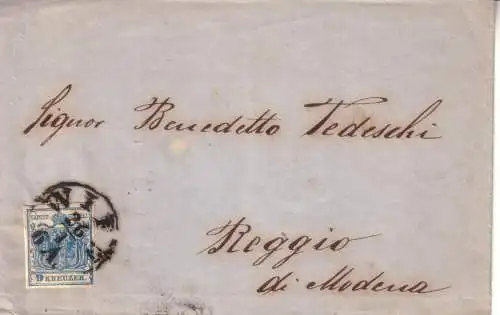 Österreich 1856 Nr 5Y Brief