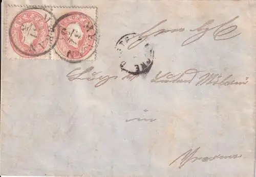 Österreich 1861 Nr 20 Brief