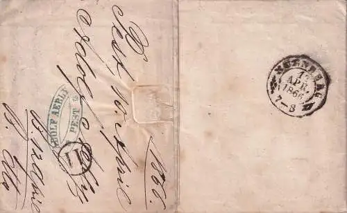 Österreich 1866 Nr 34 Brief