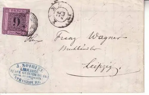 Altdeutschland Baden 1861 Nr 4b Brief