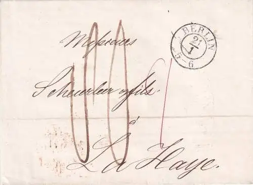 Altdeutschl. Preussen 1863 Brief