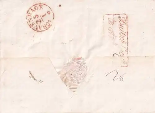 Altdeutschl. Preussen 1863 Brief