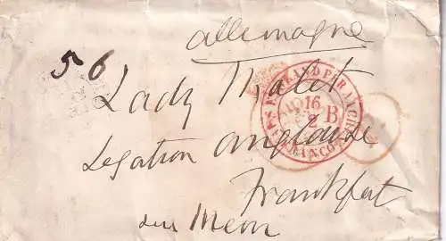 Altdeutschl. Preussen 1856 Brief