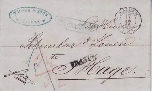 Altdeutschl. Preussen 1850 Brief