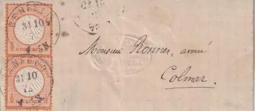 Deutsches Reich 1872 Nr 14+14 Brief