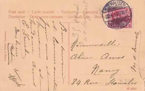 Deutsches Reich 1913 Nr 86 I Brief