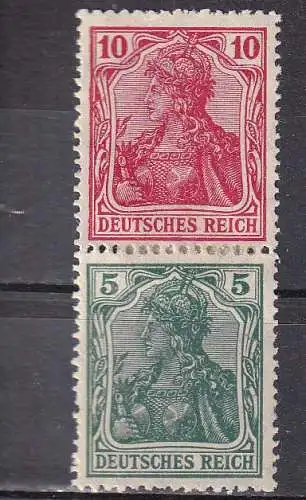 Deutsches Reich 1915 Nr S4II Falz / Gummimängel / *