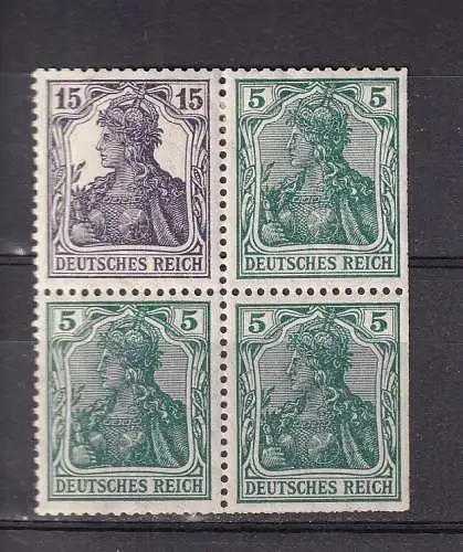Deutsches Reich 1915 Nr S6 Falz / Gummimängel / *