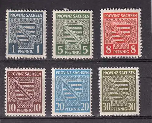 All. Bes. Sowj. Zone 1945 Nr 73-83 Postfrisch / **