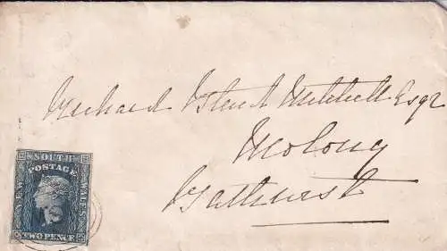 Australien Neusüdwales 1859 Nr 14 Brief