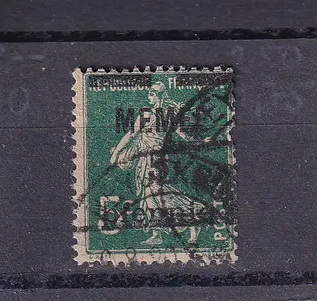 MEMEL 1920 5Pf auf 5c/  Mi 18 gestempelt
