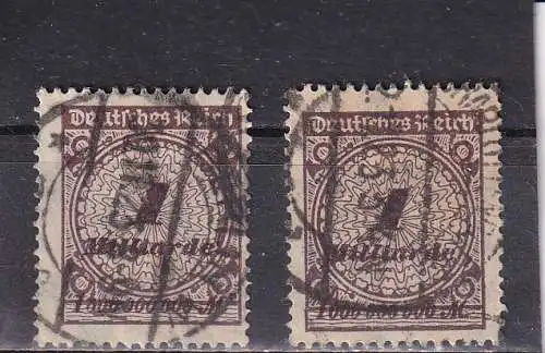 Deutsches Reich 1923 Nr 325 P+W