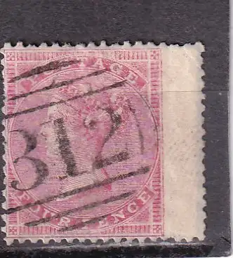 Großbritannien 1857 Nr 13 Z z