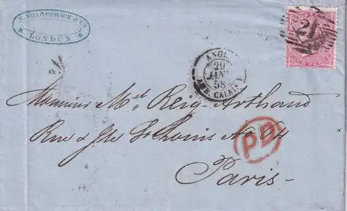 Großbritannien 1858 Nr 13 Z z