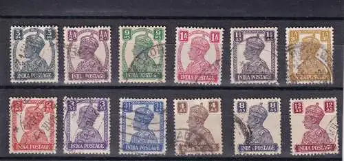 Indien 1941 Nr 165-176 ex