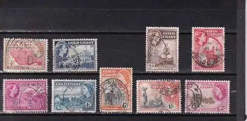 Goldküste 1952 Nr 138-147 ex