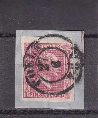 PREUSSEN 1858  1 Sgr./ Mi 10 BRIEFSTÜCK Ortsstempel Coeln