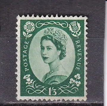 Großbritannien 1955 QEII  1/-3 / Mi 297 POSTFRISCH **