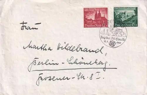 Deutsches Reich 1940 Nr 748-749 Brief