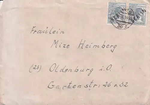 Berlin (West) 1948 Nr 5 Paar Brief