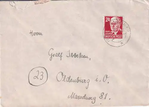 All. Bes. Sowj. Zone 1948 Nr 220 Brief